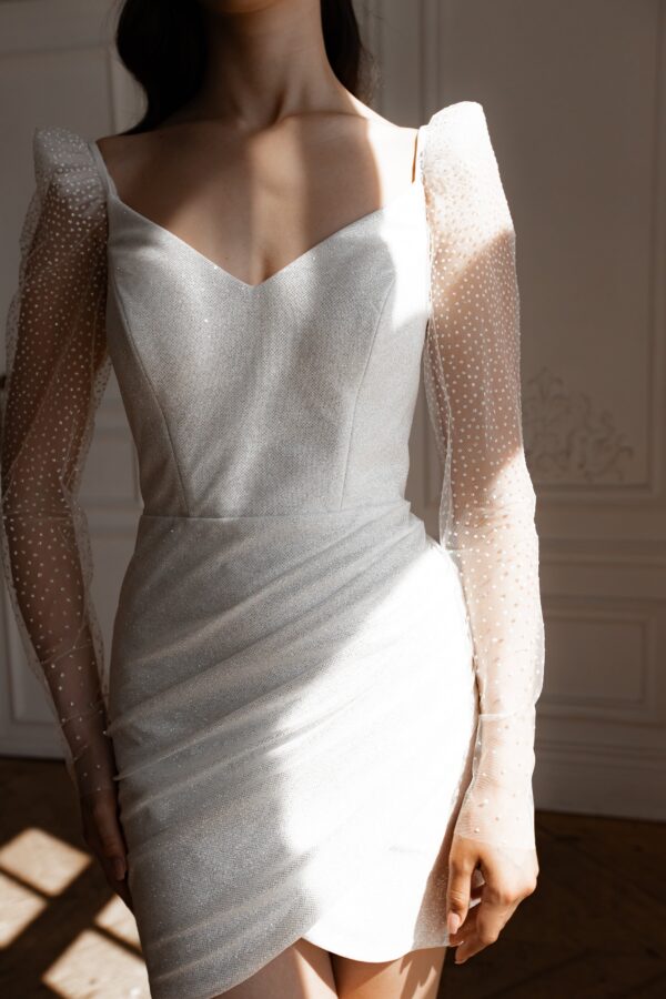 Wedding Dress Calista with Detachable Sleeves - Image 4