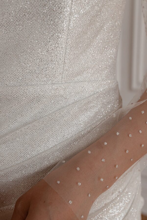 Wedding Dress Calista with Detachable Sleeves - Image 13