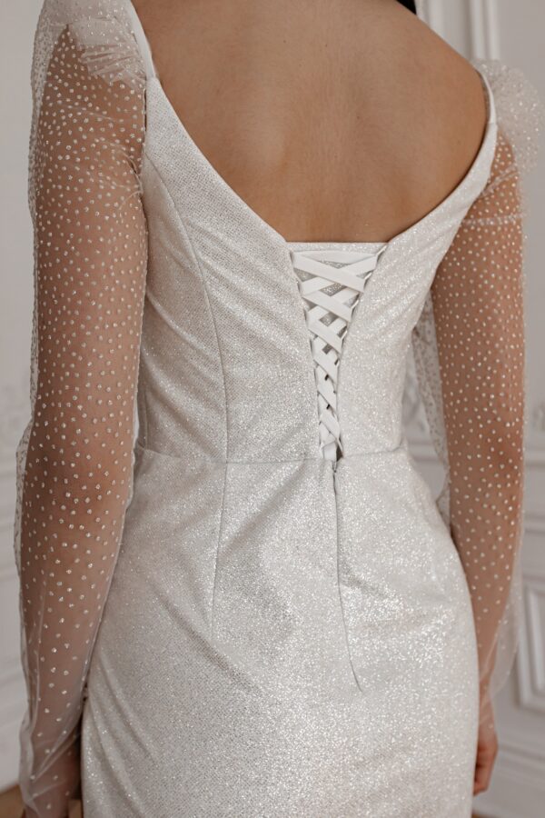 Wedding Dress Calista with Detachable Sleeves - Image 6