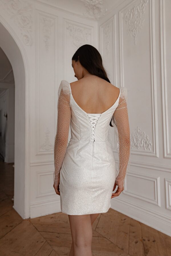 Wedding Dress Calista with Detachable Sleeves - Image 7