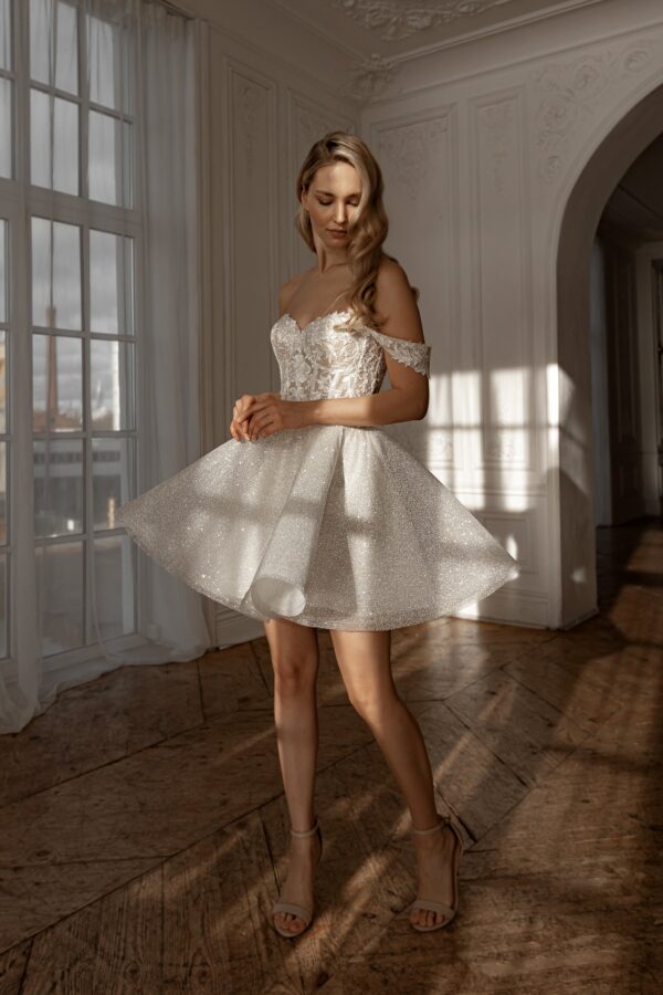Short Wedding Dress Evelyn - Image 6