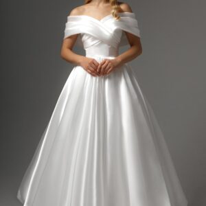 Organza Tea Length Wedding Dress Beatrice