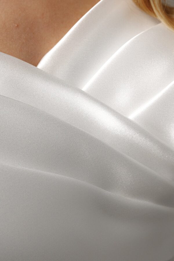 Organza Tea Length Wedding Dress Beatrice - Image 7