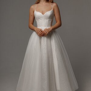 Sparkly Wedding Dress Rakel 2 Midi