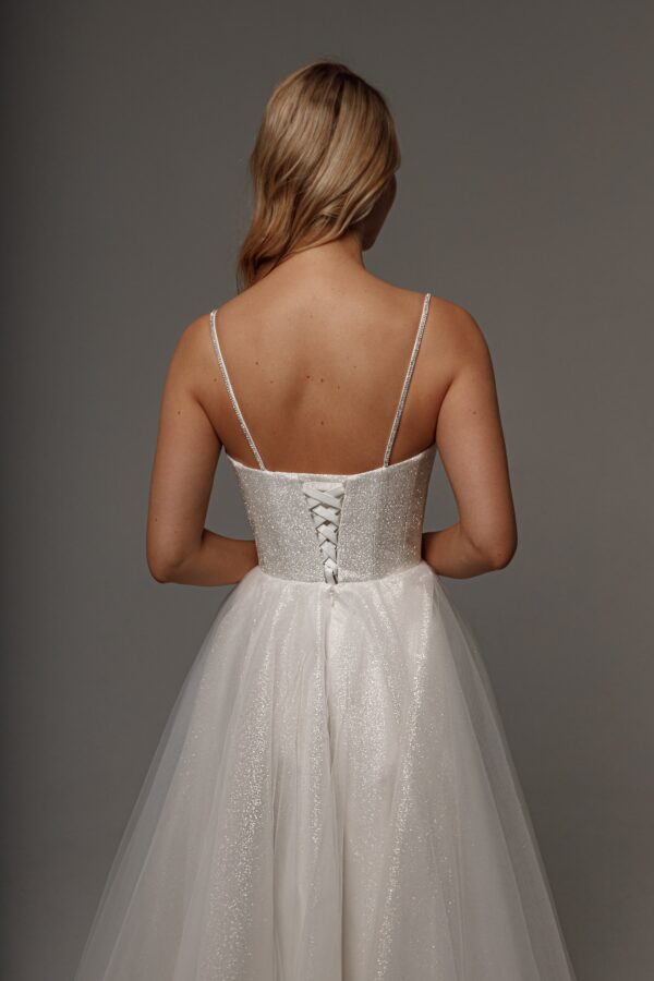 Sparkly Wedding Dress Rakel 2 Midi - Image 3