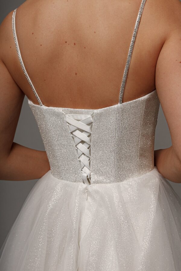 Sparkly Wedding Dress Rakel 2 Midi - Image 6
