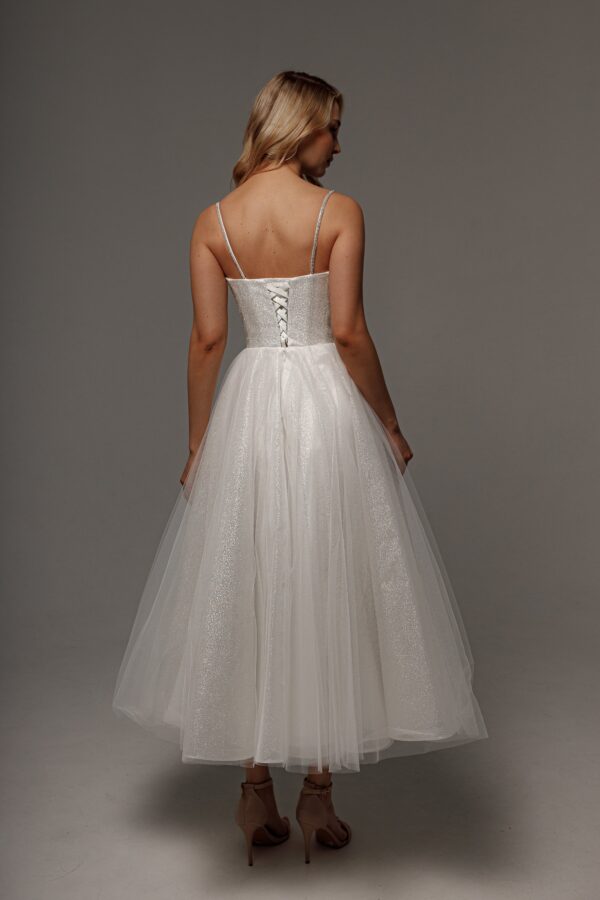 Sparkly Wedding Dress Rakel 2 Midi - Image 2