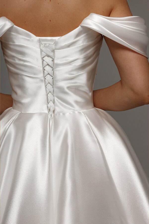 Organza Tea Length Wedding Dress Alraune - Image 7