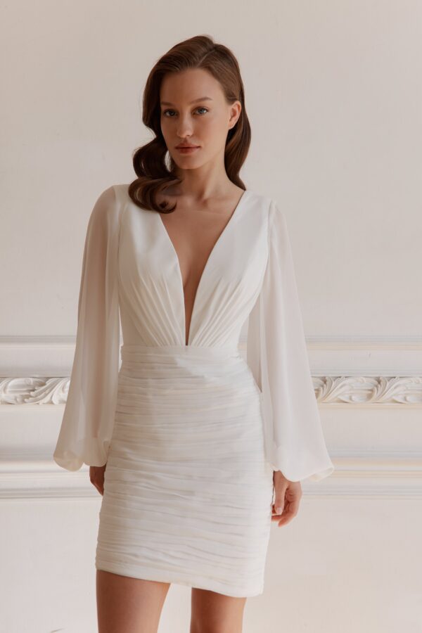 Chiffon Wedding Dress Signi - Image 2