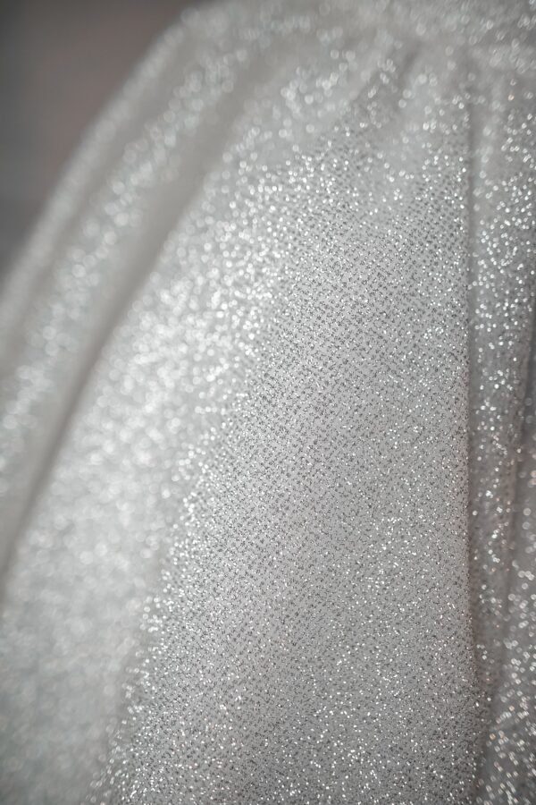 Plus Size Short Sparkly Wedding Dress Milana - Image 6