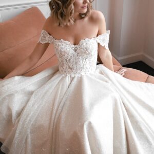 Tea Length Lace Wedding Dress Elise
