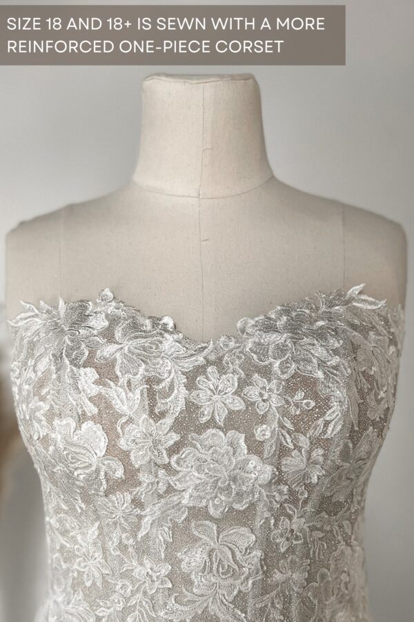 Short Wedding Dress Evelyn - Image 8