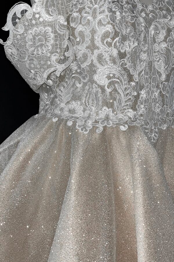 Tea Length Plus Size Lace Wedding Dress Elise - Image 21