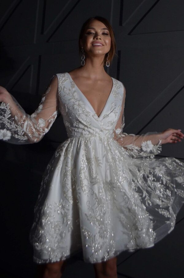 Short Wedding Dress Kay - Image 2