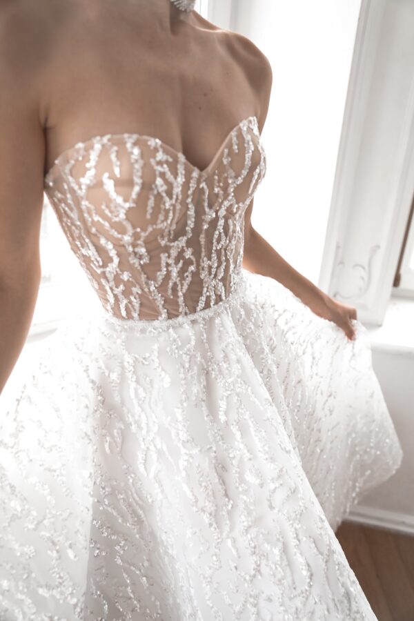 Sequin Wedding & Evening Dress Monro - Image 12