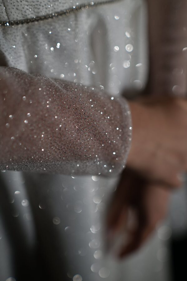 Sparkly Midi Wedding Dress Ramona - Image 9