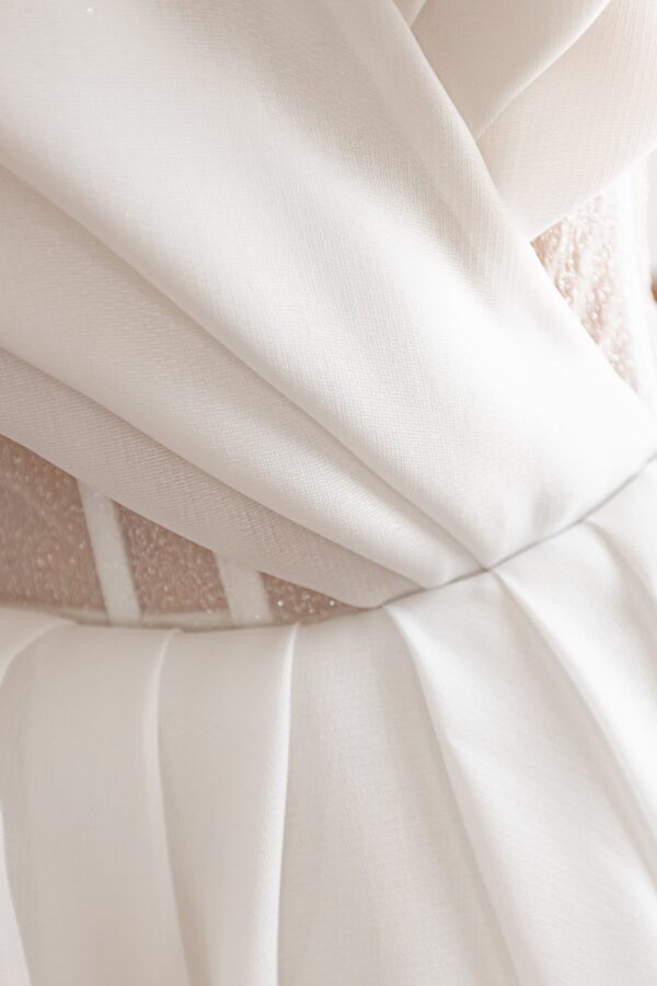 Short Organza Wedding Dress Inali - Image 8