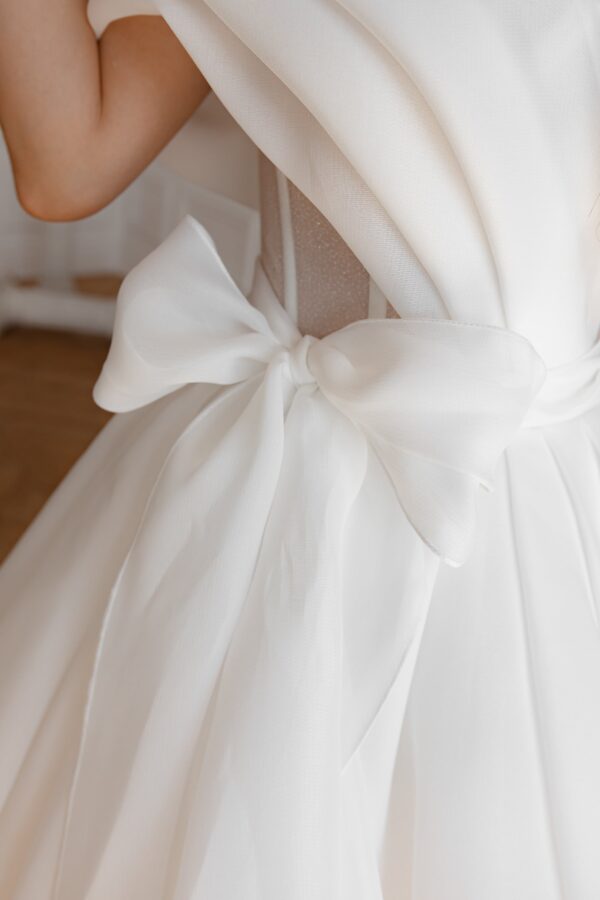 Short Organza Wedding Dress Inali - Image 9