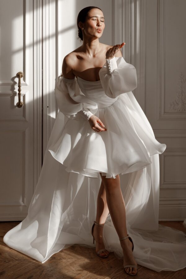 Wedding Dress Fiorelia Textured Organza - Image 7