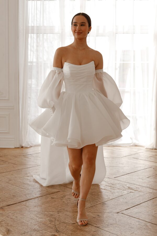 Wedding Dress Fiorelia Textured Organza - Image 3