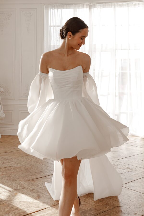 Wedding Dress Fiorelia Textured Organza - Image 6
